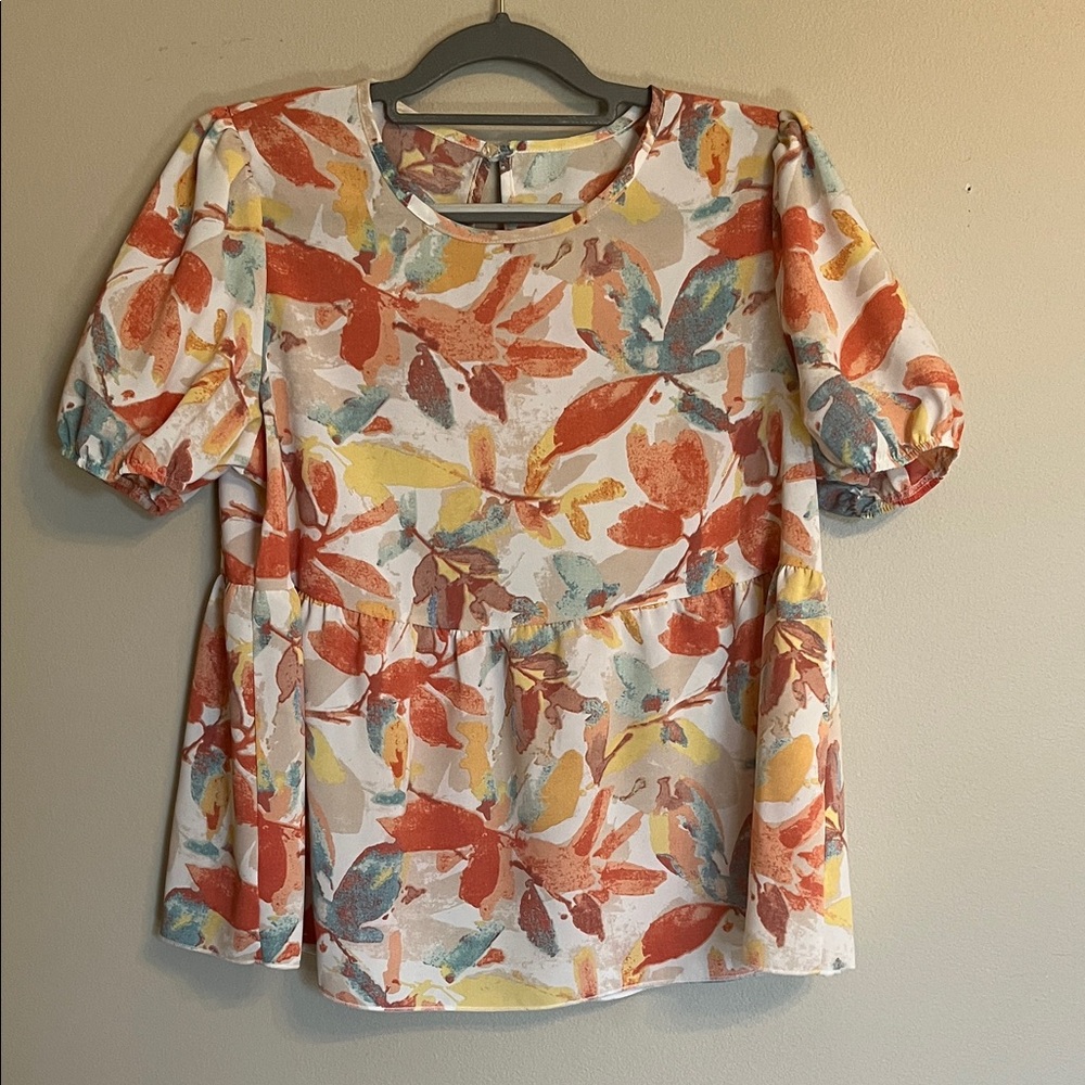 Floral Print Women's Top